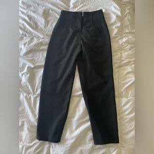 Dazy black straight leg dress pant, size M.